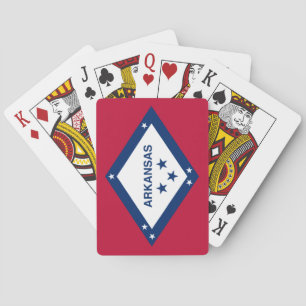 Staatsflagge Arkansas Spielkarten