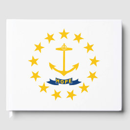 Staatsflagge auf der Insel Rhode Gästebuch