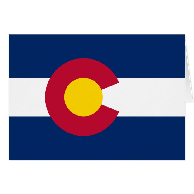 Staatsflagge Colorado (Vorderseite (Horizontal))