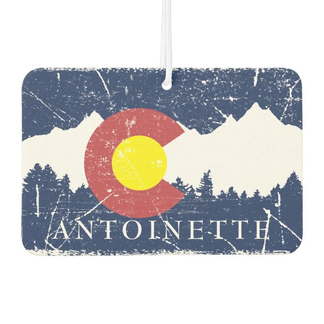 Staatsflagge Colorado Autolufterfrischer (Vorderseite)