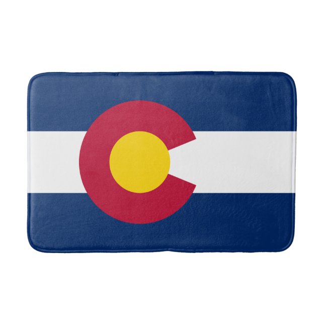 Staatsflagge Colorado Badematte (Vorderseite)