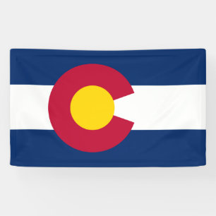 Staatsflagge Colorado Banner