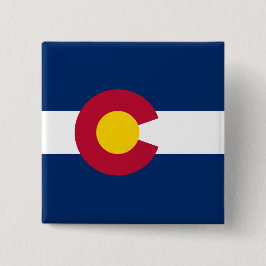 Staatsflagge Colorado Button