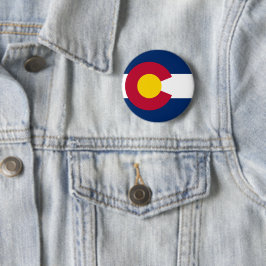 Staatsflagge Colorado Button