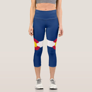 Staatsflagge Colorado Capri Leggings
