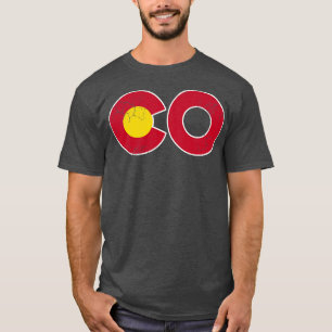 Staatsflagge Colorado CO T-Shirt