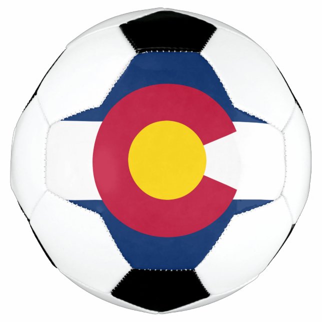 Staatsflagge Colorado Fußball (Vorderseite)
