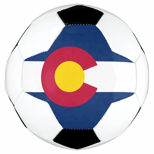 Staatsflagge Colorado Fußball (Vorderseite)