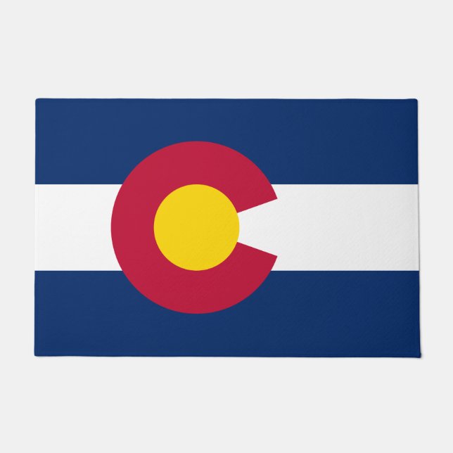 Staatsflagge Colorado Fußmatte (Vorderseite)