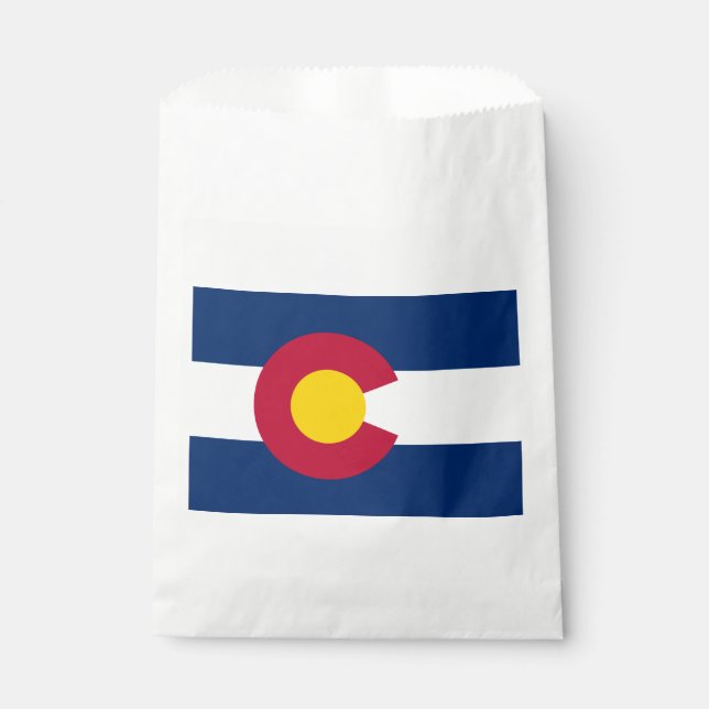 Staatsflagge Colorado Geschenktütchen (Vorderseite)