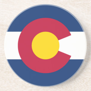 Staatsflagge Colorado Getränkeuntersetzer