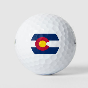 Staatsflagge Colorado Golfball