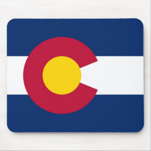 Staatsflagge Colorado Mousepad