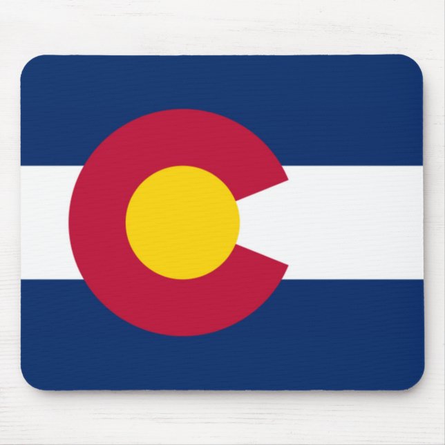 Staatsflagge Colorado Mousepad (Vorne)
