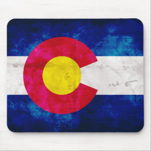 Staatsflagge Colorado Mousepad