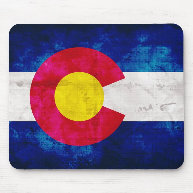 Staatsflagge Colorado Mousepad (Vorne)