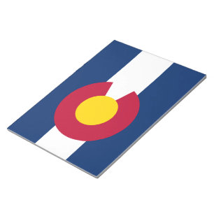 Staatsflagge Colorado Notizblock