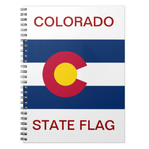 Staatsflagge Colorado Notizblock