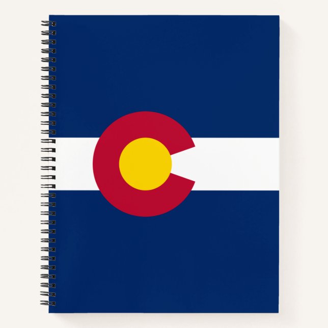 Staatsflagge Colorado Notizbuch (Vorderseite)