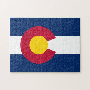 Staatsflagge Colorado Puzzle