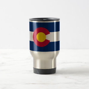 Staatsflagge Colorado Reisebecher