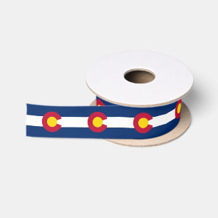 Staatsflagge Colorado Satinband