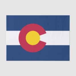 Staatsflagge Colorado Seidenpapier