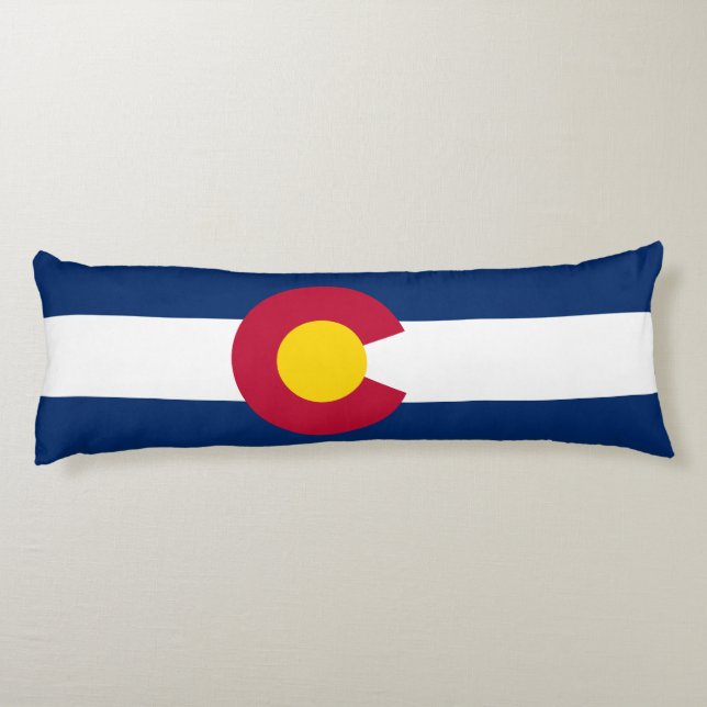 Staatsflagge Colorado Seitenschläferkissen (Rückseite)