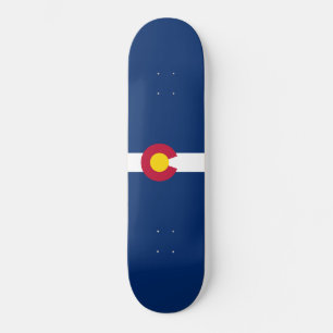 Staatsflagge Colorado Skateboard