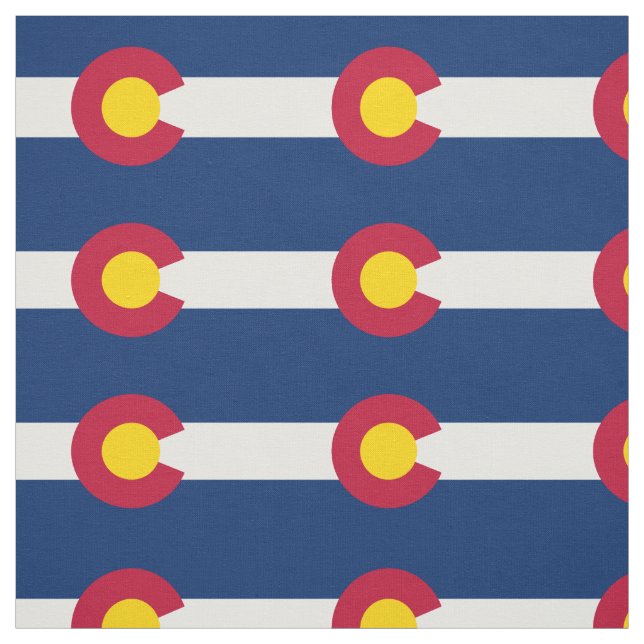 Staatsflagge Colorado Stoff (Muster)