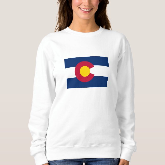 Staatsflagge Colorado Sweatshirt (Vorderseite)