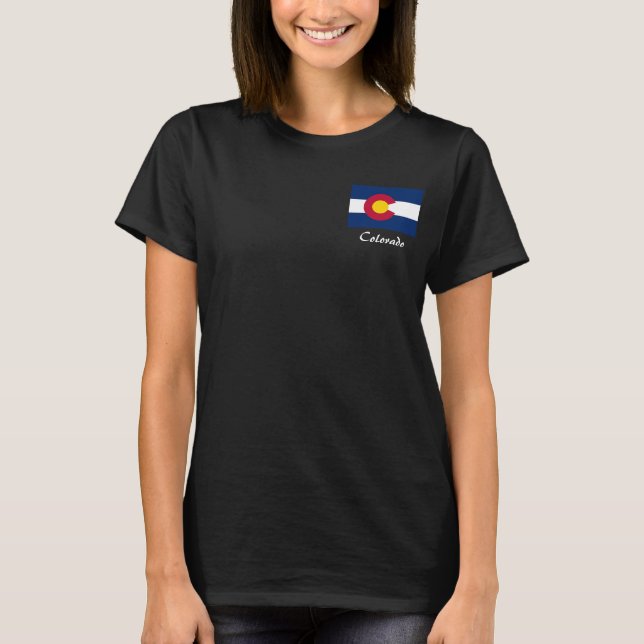 Staatsflagge Colorado T-Shirt (Vorderseite)