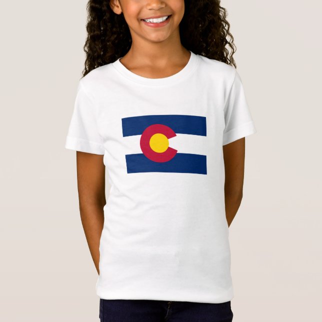 Staatsflagge Colorado T-Shirt (Vorderseite)