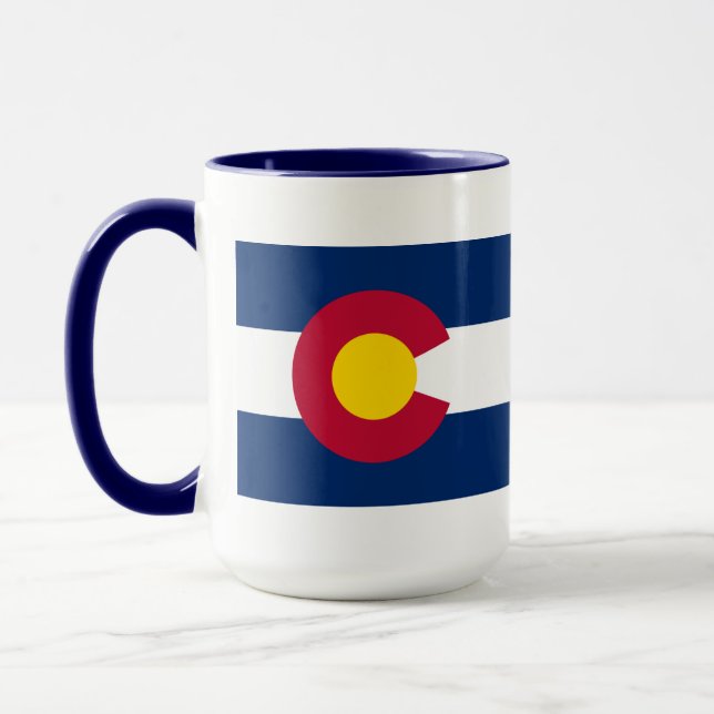 Staatsflagge Colorado Tasse (Links)