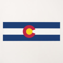 Staatsflagge Colorado Yogamatte
