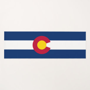 Staatsflagge Colorado Yogamatte