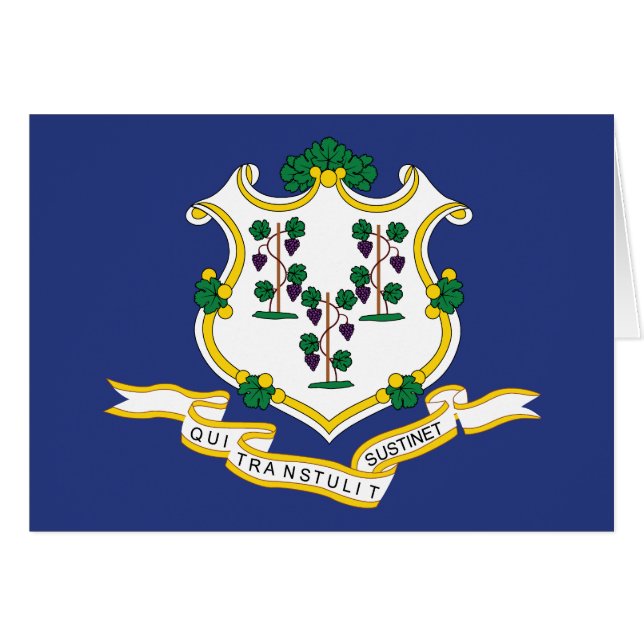 Staatsflagge Connecticut (Vorderseite (Horizontal))