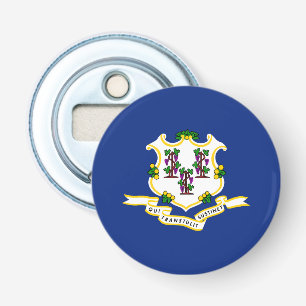 Staatsflagge Connecticut Flaschenöffner