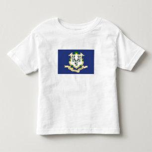 Staatsflagge Connecticut Kleinkind T-shirt