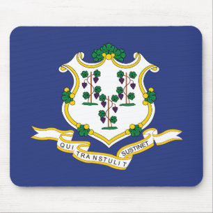 Staatsflagge Connecticut Mousepad