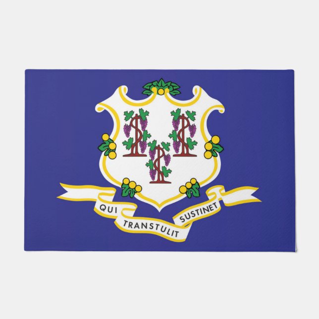 Staatsflagge Connecticut, USA Fußmatte (Vorderseite)