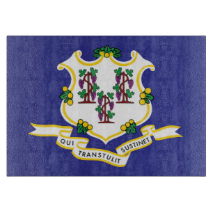 Staatsflagge Connecticut, USA Schneidebrett