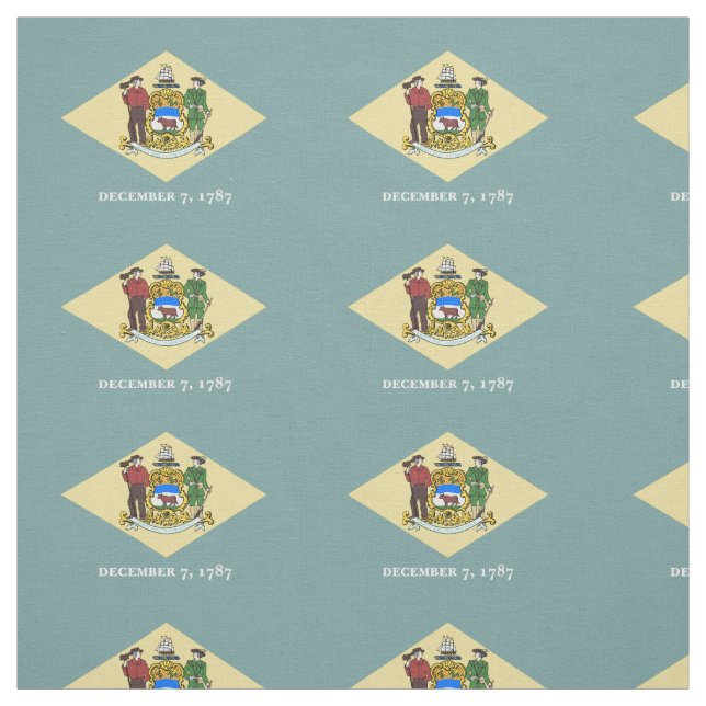 Staatsflagge Delaware Stoff (Muster)