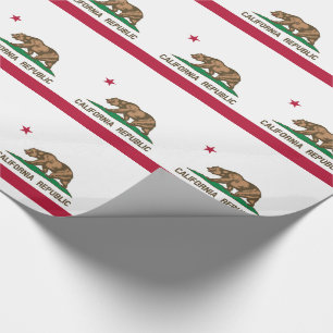 Staatsflagge der California Republic Geschenkpapier