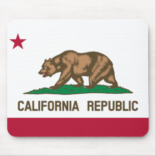Staatsflagge der California Republic Mousepad
