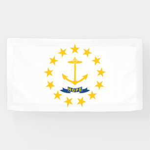 Staatsflagge der Insel Rhode Banner