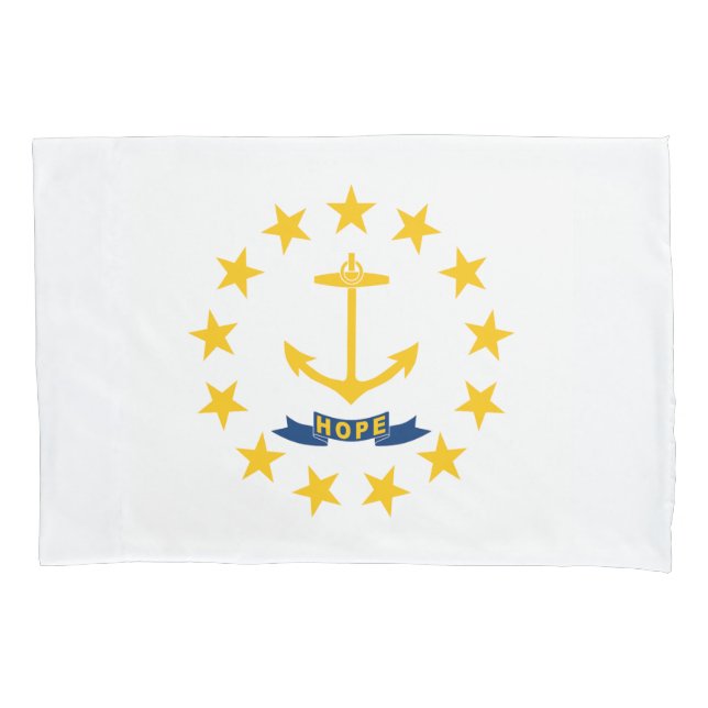 Staatsflagge der Insel Rhode Kissenbezug (Vorderseite)