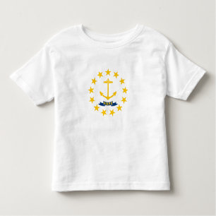 Staatsflagge der Insel Rhode Kleinkind T-shirt