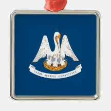 Staatsflagge der Keramik Louisiana