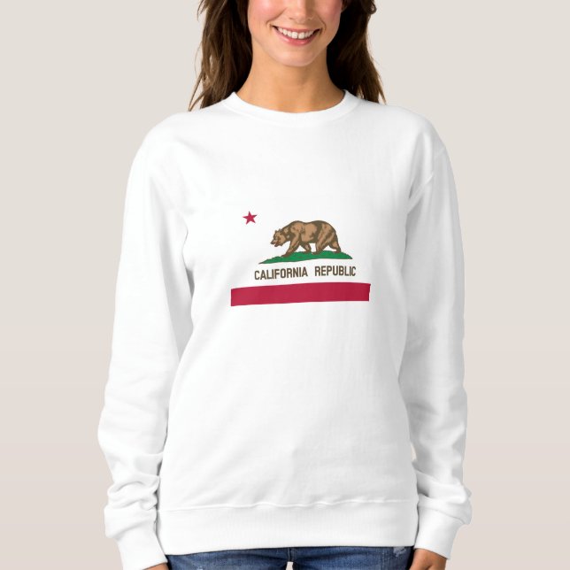 Staatsflagge der Republik Kalifornien Sweatshirt (Vorderseite)